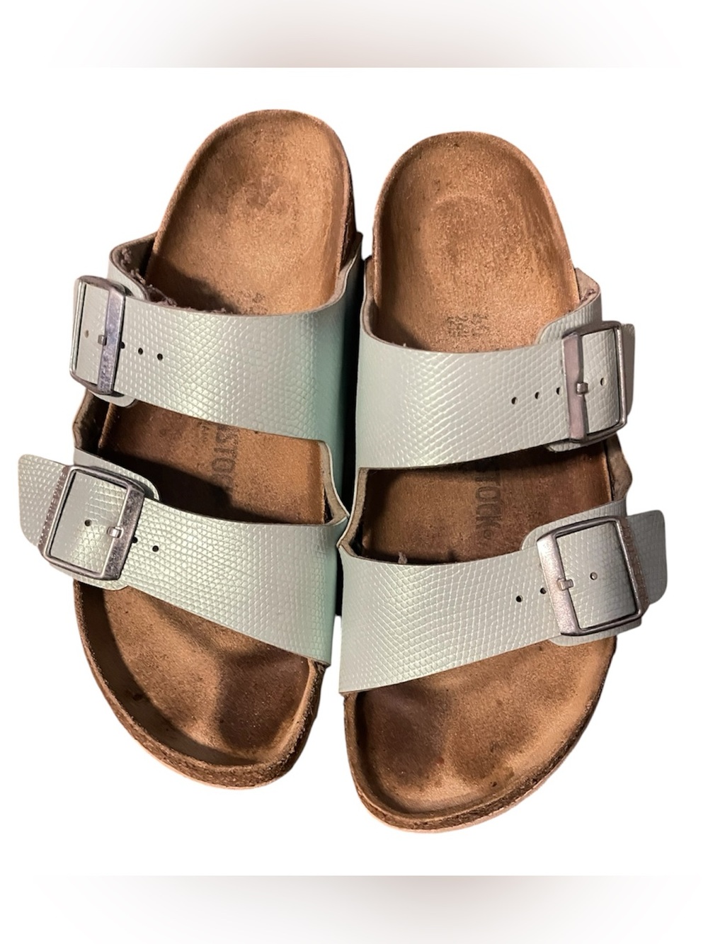 Birkenstock Arizona Sandals Mint Green Size 40